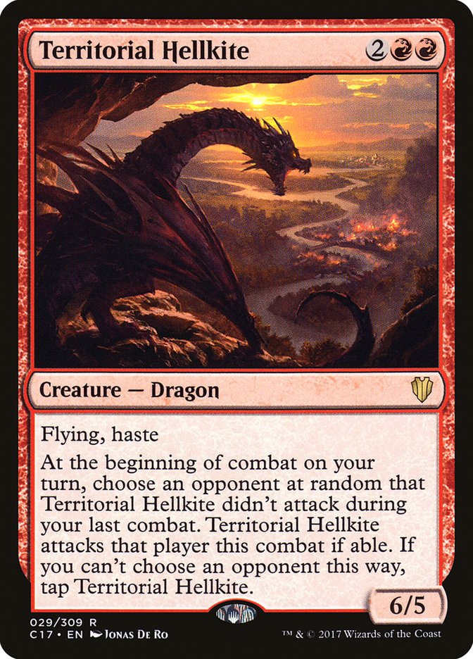 Territorial Hellkite 29/309 (Commander 2017)  | Good Games North