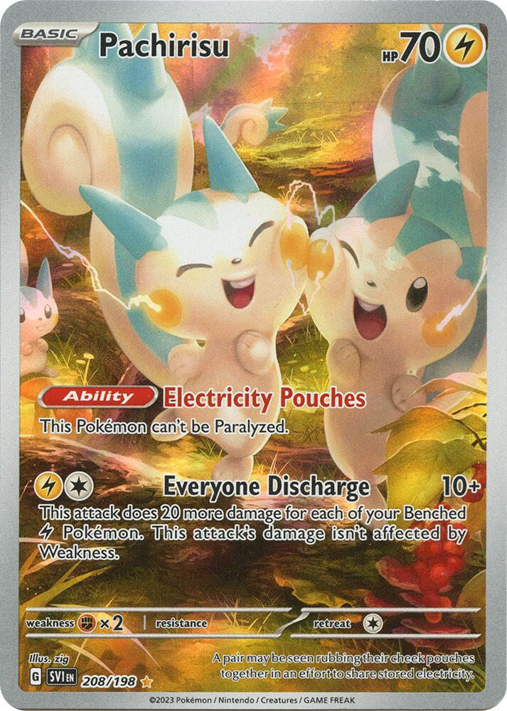 Pachirisu 208/198 (SV01: Scarlet & Violet Base Set)  - Holofoil | Good Games North