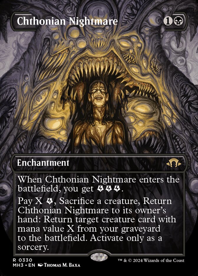 Chthonian Nightmare 330/319 (Modern Horizons 3)  - Borderless | Good Games North