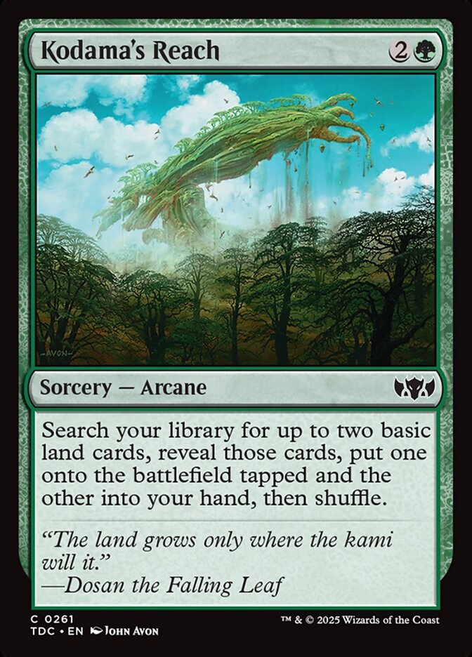 Kodamas Reach 261 (Commander: Tarkir: Dragonstorm)  | Good Games North