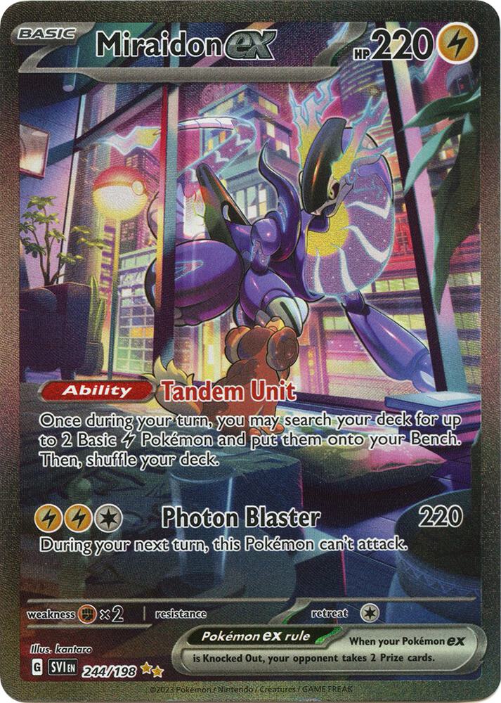 Miraidon ex 244/198 (SV01: Scarlet & Violet Base Set)  - Holofoil | Good Games North