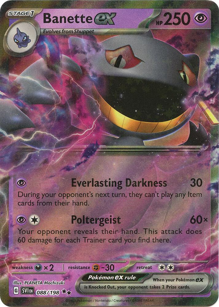 Banette ex 088/198 (SV01: Scarlet & Violet Base Set)  - Holofoil | Good Games North
