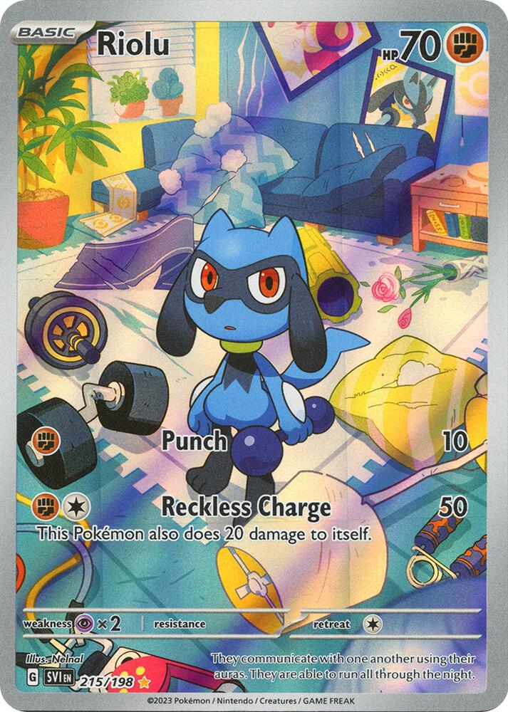 Riolu 215/198 (SV01: Scarlet & Violet Base Set)  - Holofoil | Good Games North