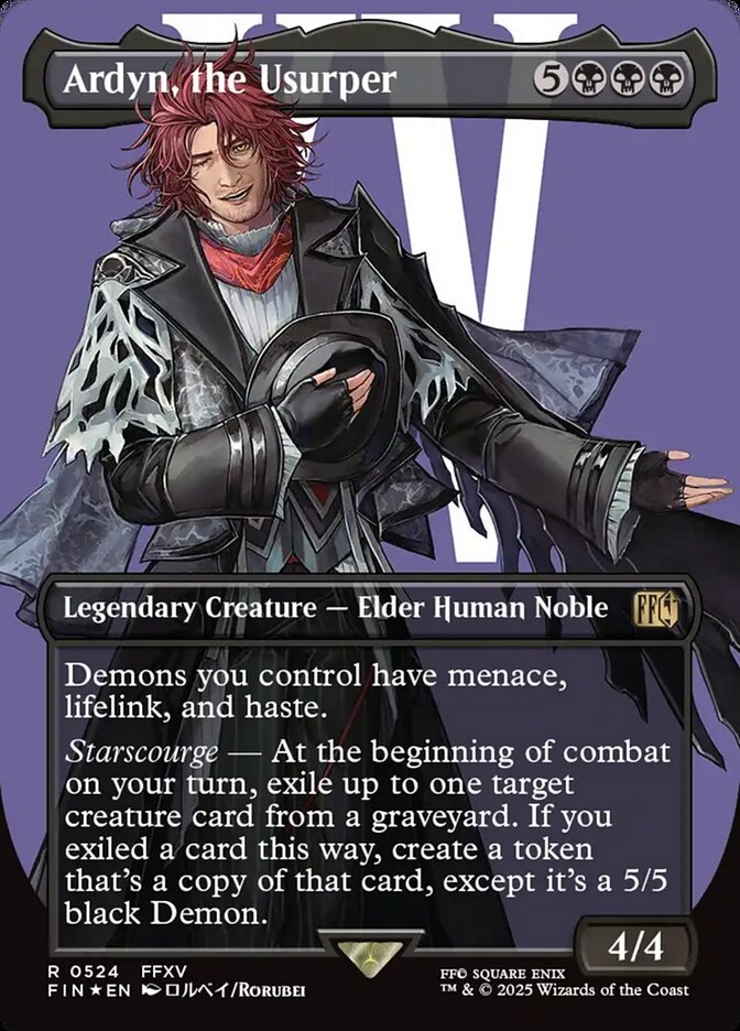 Ardyn, the Usurper 524/309 (FINAL FANTASY)  - Borderless Surge Foil | Good Games North
