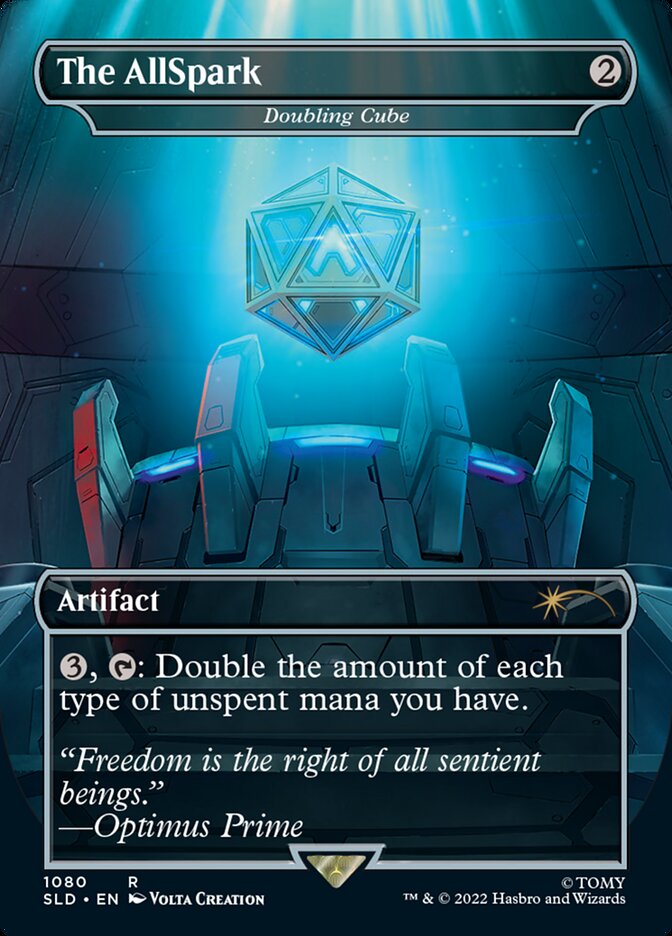 The AllSpark // Doubling Cube 1080 (Secret Lair Drop Series)  - Borderless Foil | Good Games North