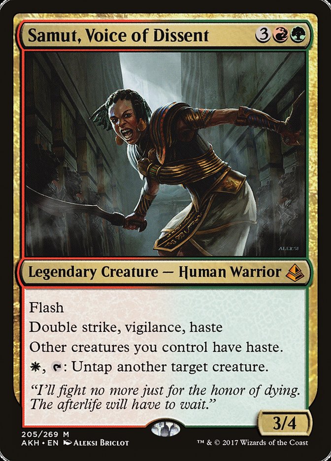 Samut, Voice of Dissent 205 (Amonkhet)  | Good Games North