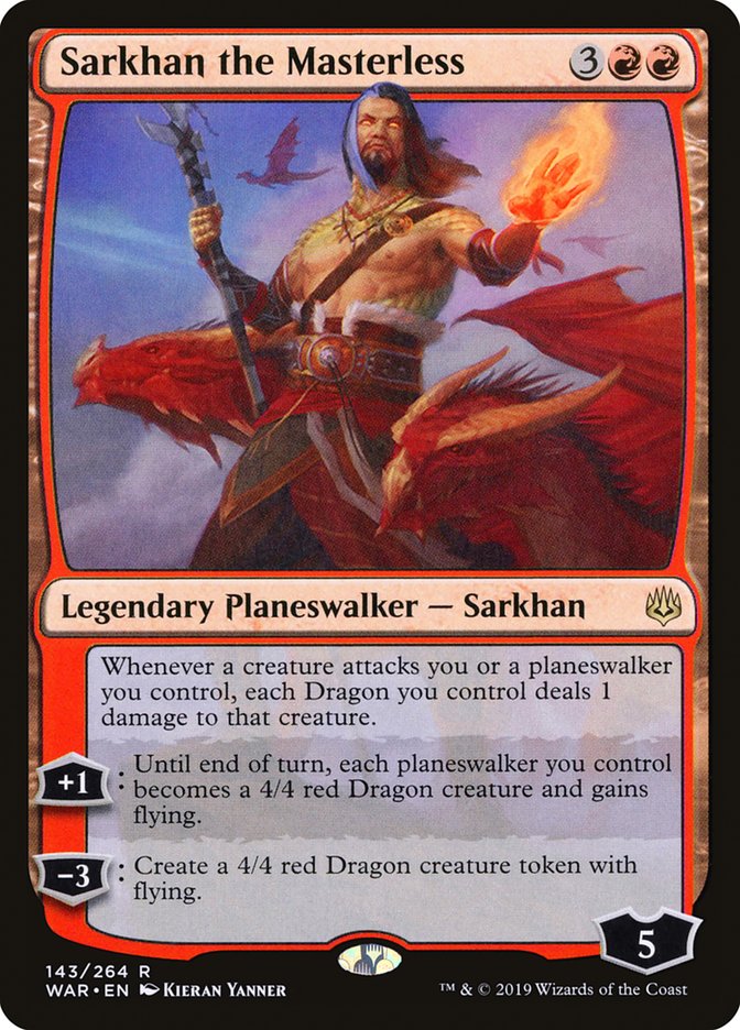 Sarkhan, the Masterless 143/264 (War of the Spark)  | Good Games North
