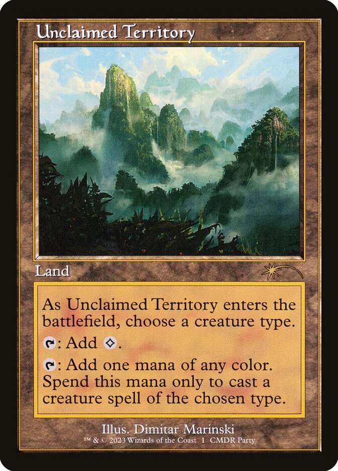 Unclaimed Territory Retro Frame 1 (WPN & Gateway Promos)  - Retro | Good Games North