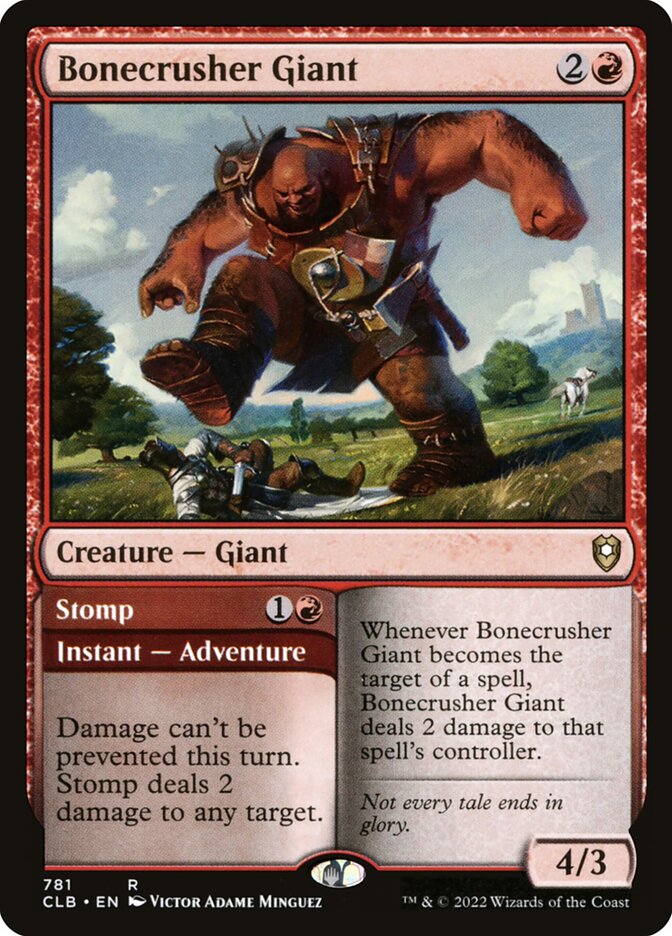 Bonecrusher Giant // Stomp (Commander Legends: Battle for Baldur's Gate)  | Good Games North