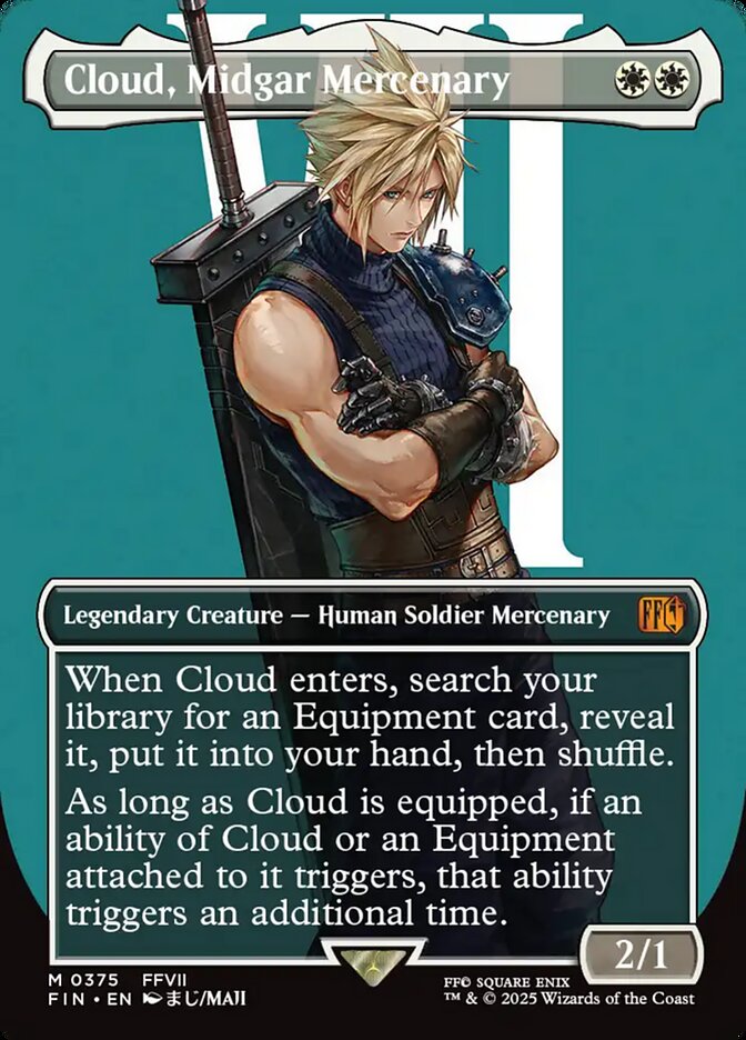 Cloud, Midgar Mercenary 375 (FINAL FANTASY)  - Borderless | Good Games North