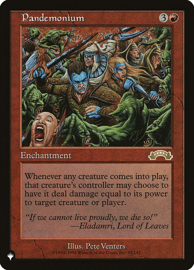 Pandemonium 93/143 (The List Reprints)  | Good Games North