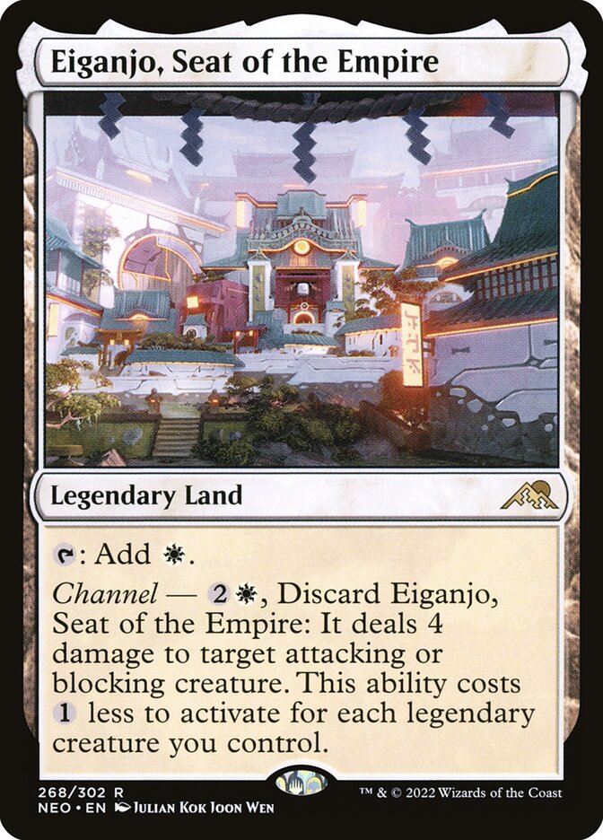 Eiganjo, Seat of the Empire 268/302 (Kamigawa: Neon Dynasty)  - Foil | Good Games North