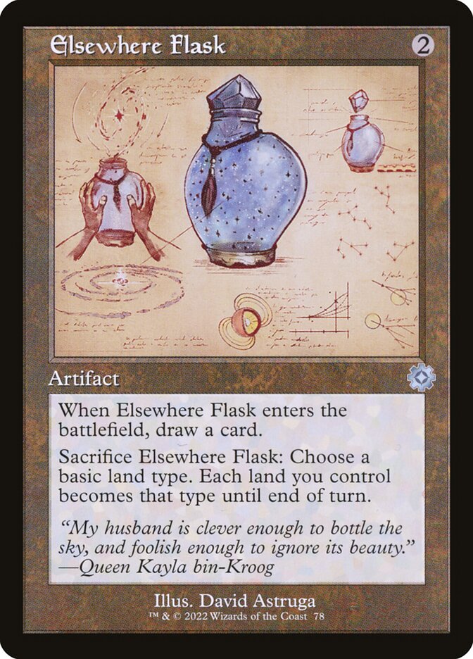 Elsewhere Flask (The Brothers' War: Retro Frame Artifacts)  - undefined | Good Games North