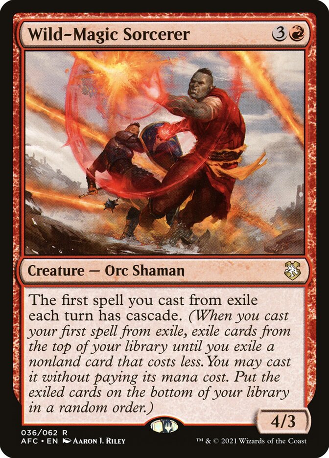 Wild Magic Sorcerer 36 (Commander: Adventures in the Forgotten Realms)  | Good Games North