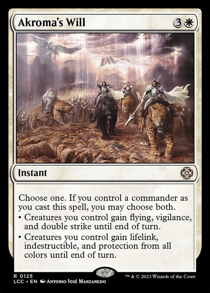 Akromas Will 125 (Commander: The Lost Caverns of Ixalan)  | Good Games North