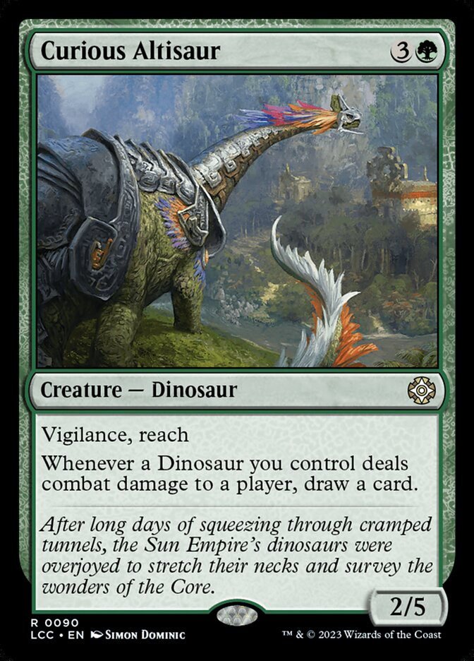 Curious Altisaur 90/370 (Commander: The Lost Caverns of Ixalan)  | Good Games North