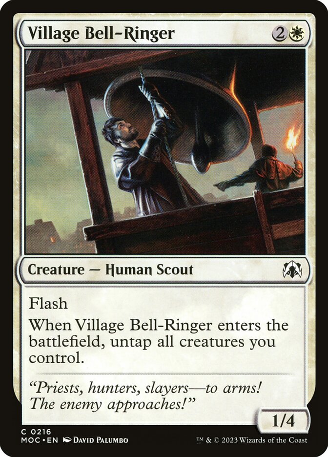Village Bell-Ringer 216/444 (Commander: March of the Machine)  | Good Games North