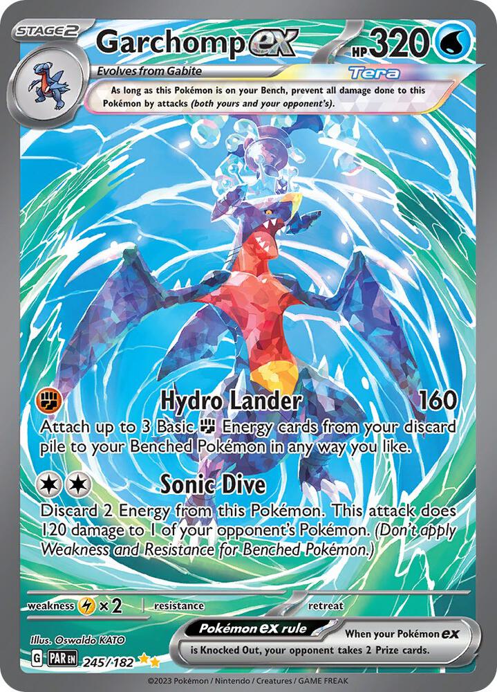 Garchomp ex 245/182 (SV04: Paradox Rift)  - Holofoil | Good Games North