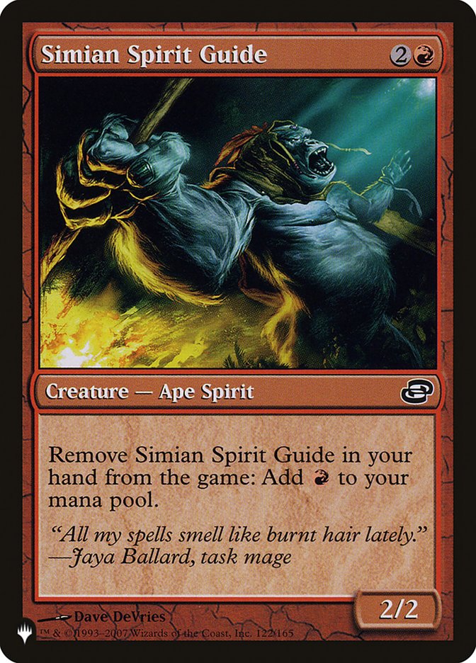 Simian Spirit Guide PLC-122/5075 (The List Reprints)  | Good Games North