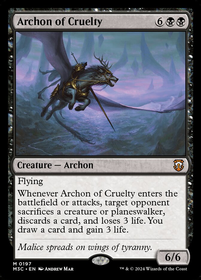 Archon of Cruelty (Commander: Modern Horizons 3)  | Good Games North