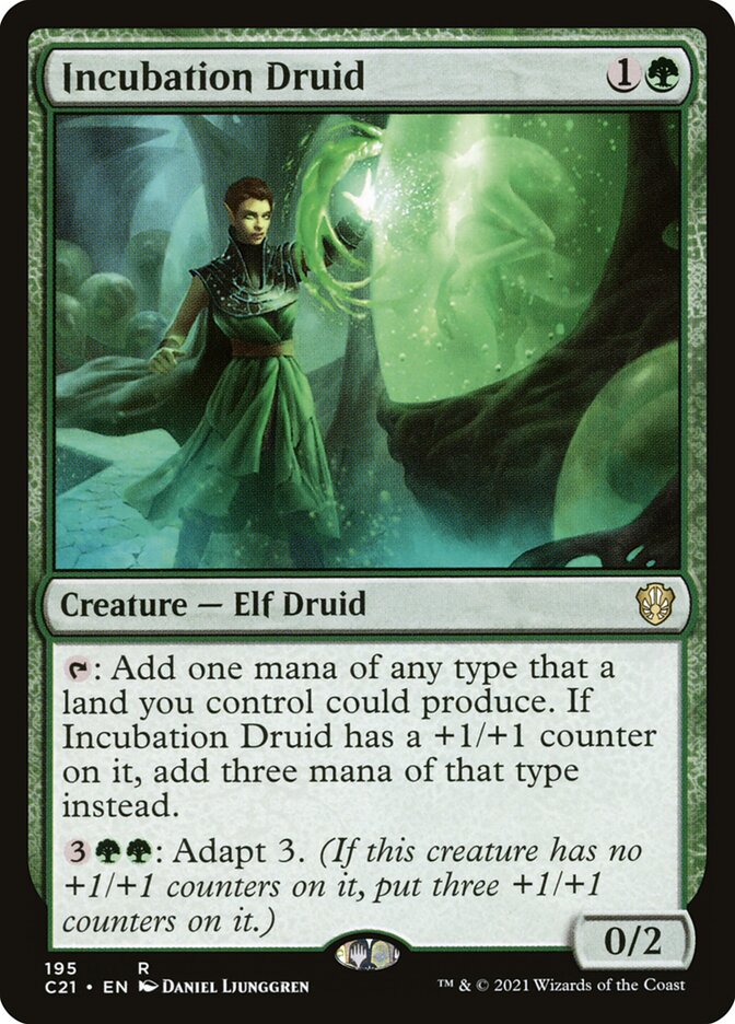 Incubation Druid 195/81 (Commander 2021)  | Good Games North