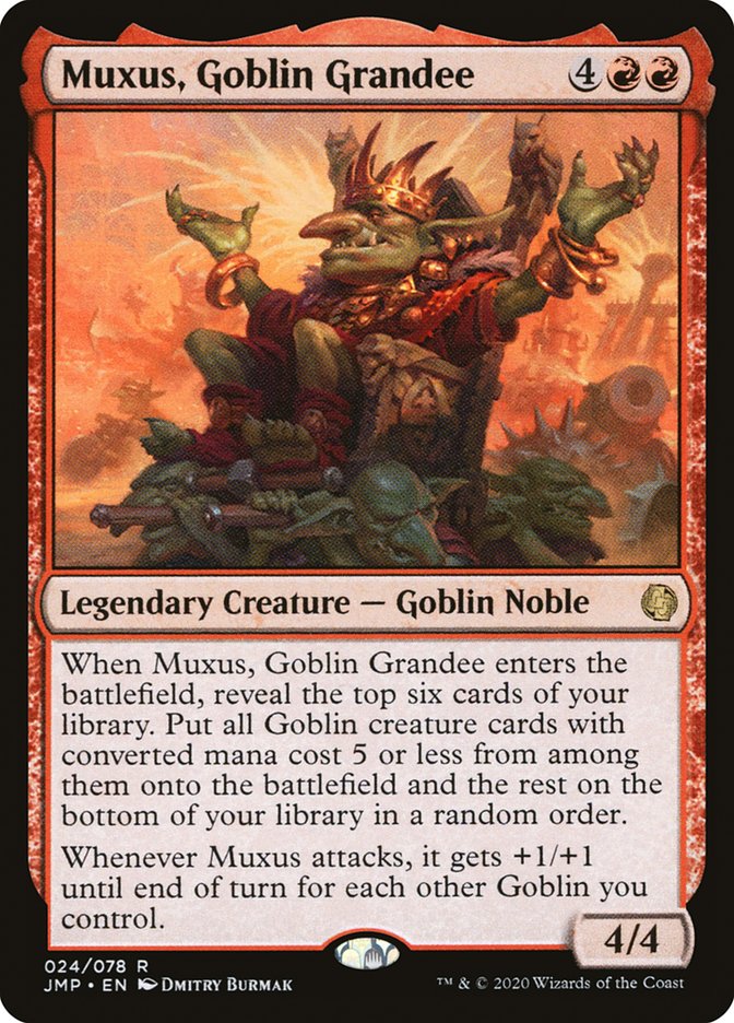 Muxus, Goblin Grandee 24 (Jumpstart)  | Good Games North