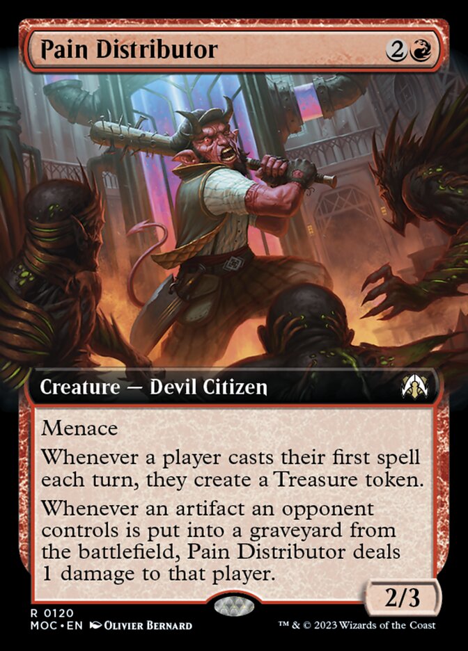 Pain Distributor 120/444 (Commander: March of the Machine)  - Extended Art | Good Games North