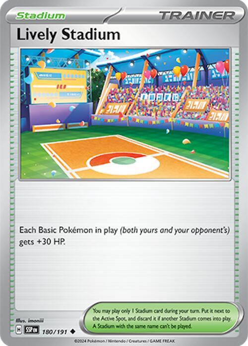 Lively Stadium 180/191 (SV08: Surging Sparks)  | Good Games North