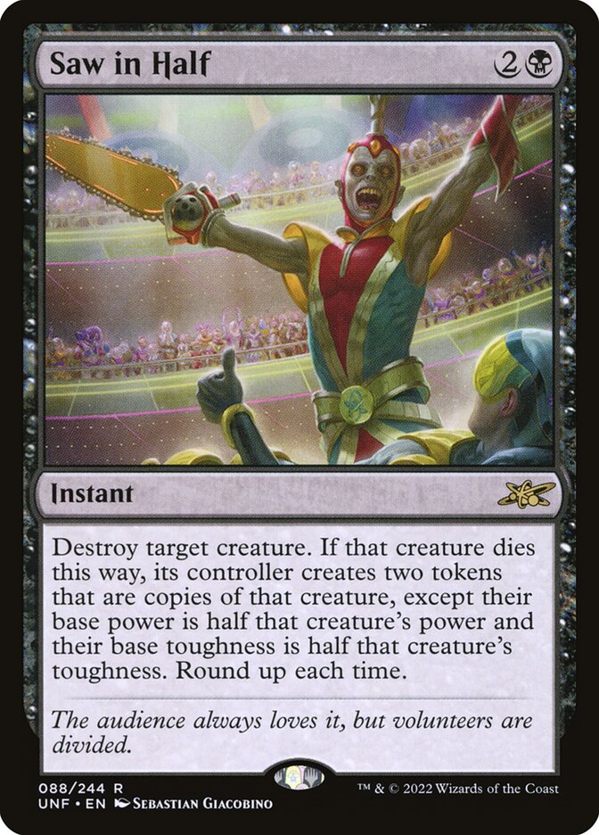 Saw in Half 88 (Unfinity)  - Foil | Good Games North