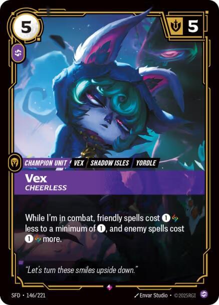 Vex Cheerless (Spiritforged)  - Foil | Good Games North