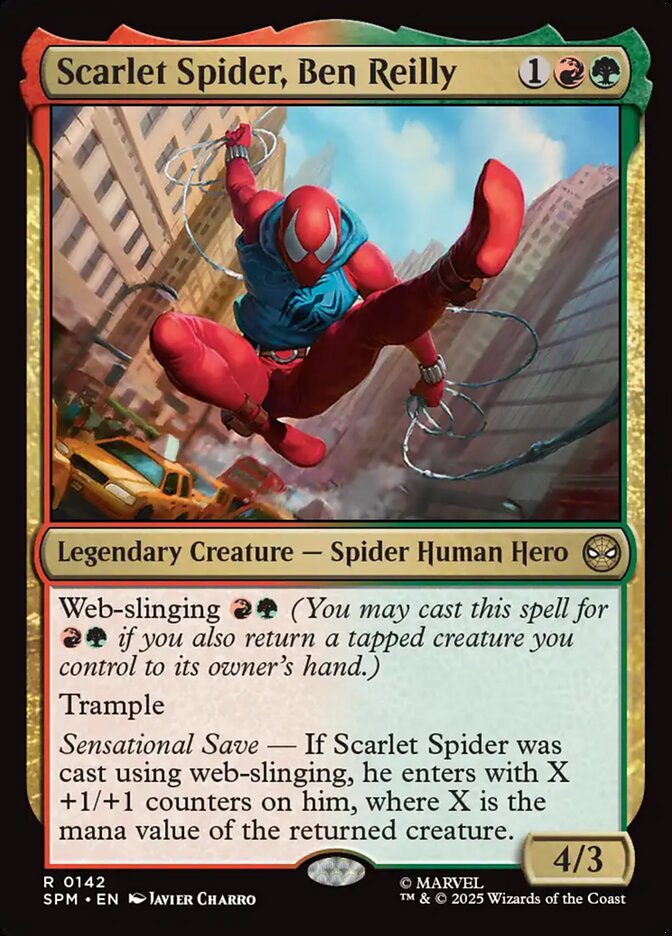 Scarlet Spider, Ben Reilly 142/198 (Marvel's Spider-Man)  | Good Games North