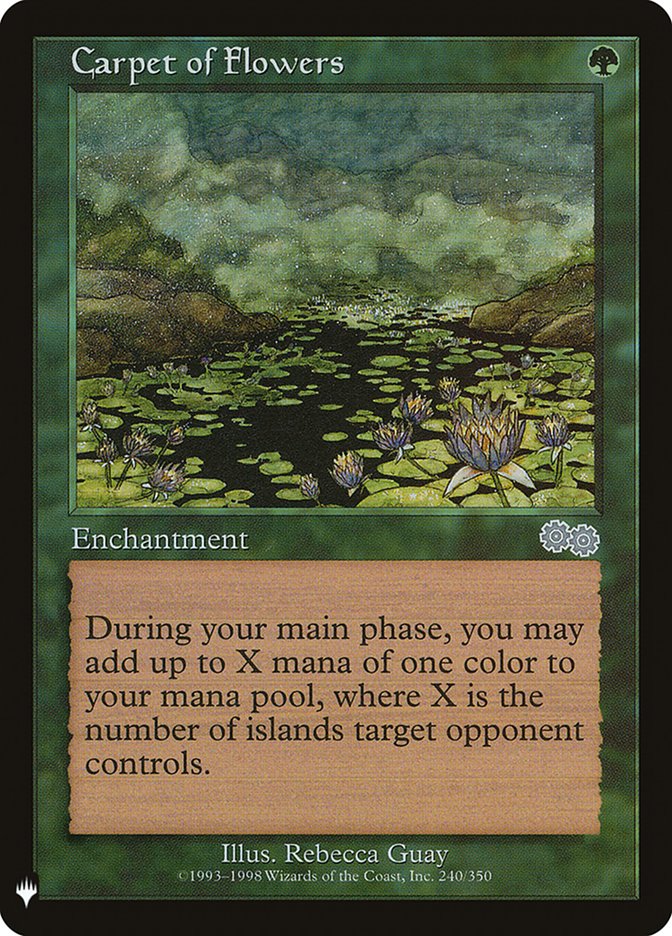 Carpet of Flowers (The List Reprints)  | Good Games North