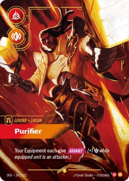 Lucian - Purifier 241/221 (Spiritforged)  - Foil | Good Games North