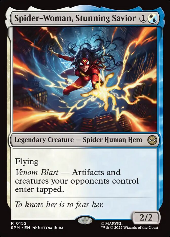 Spider Woman Stunning Savior 152 (Marvel's Spider-Man)  - Foil | Good Games North