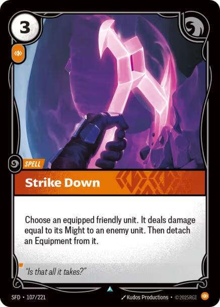 Strike Down 107/221 (Spiritforged)  | Good Games North