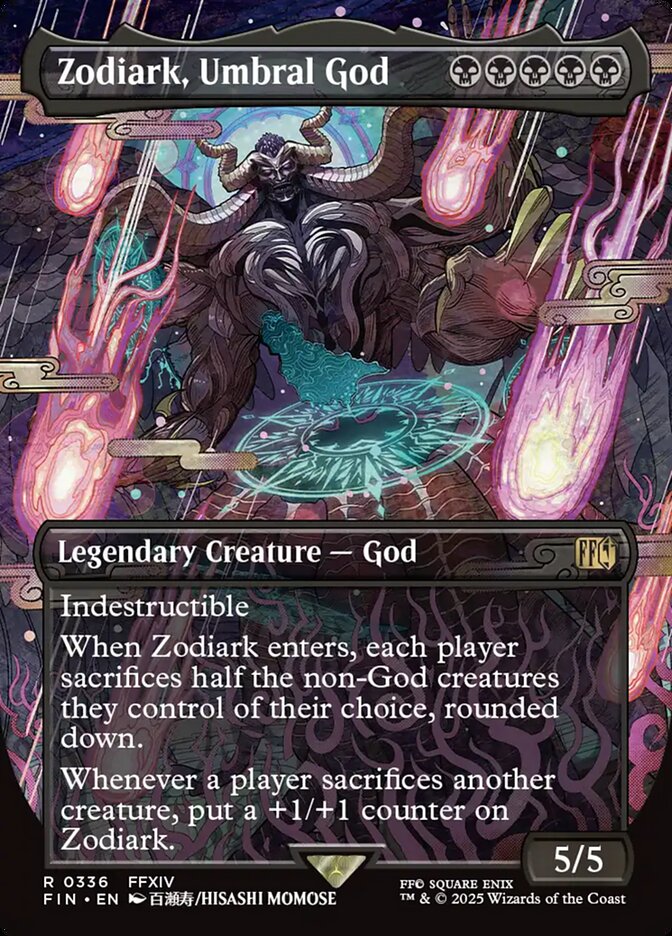 Zodiark, Umbral God 336/309 (FINAL FANTASY)  - Borderless Foil | Good Games North