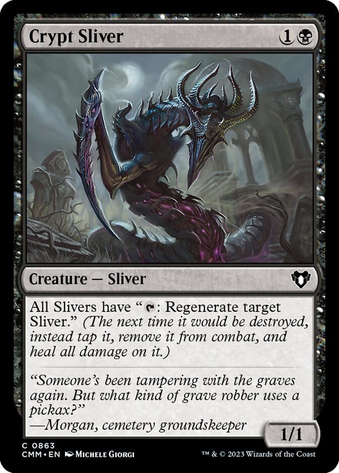Crypt Sliver 863/451 (Commander Masters)  | Good Games North