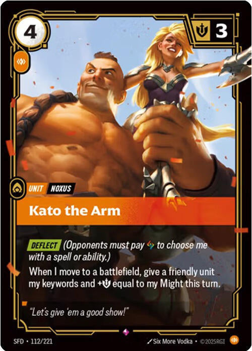 Kato the Arm 112/221 (Spiritforged)  - Foil | Good Games North