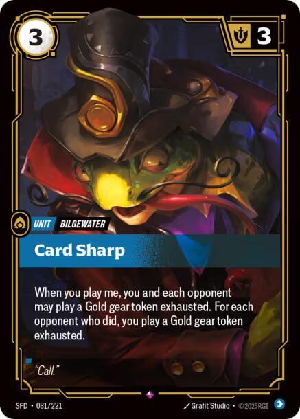 Card Sharp 81/221 (Spiritforged)  - Foil | Good Games North