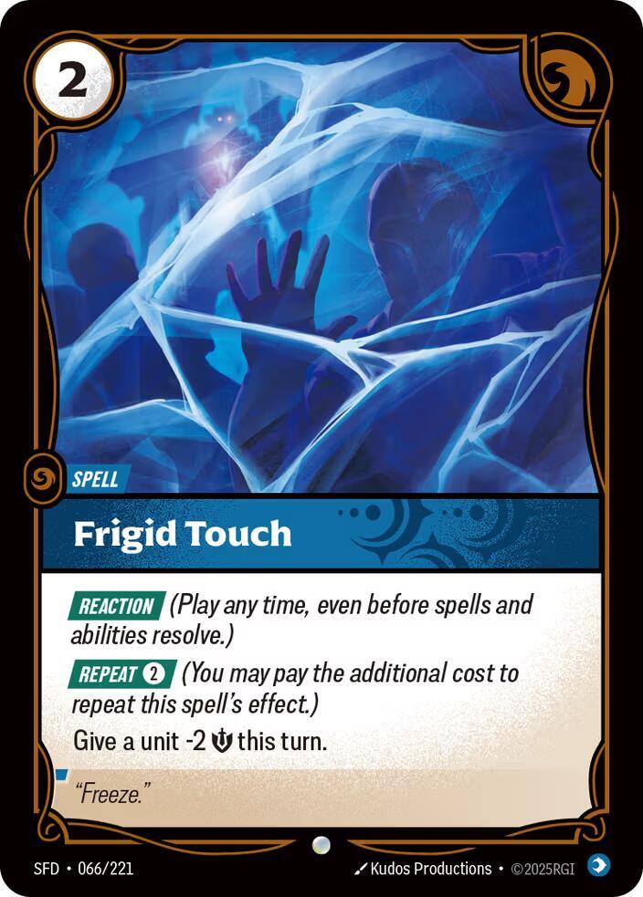Frigid Touch 66/221 (Spiritforged)  | Good Games North