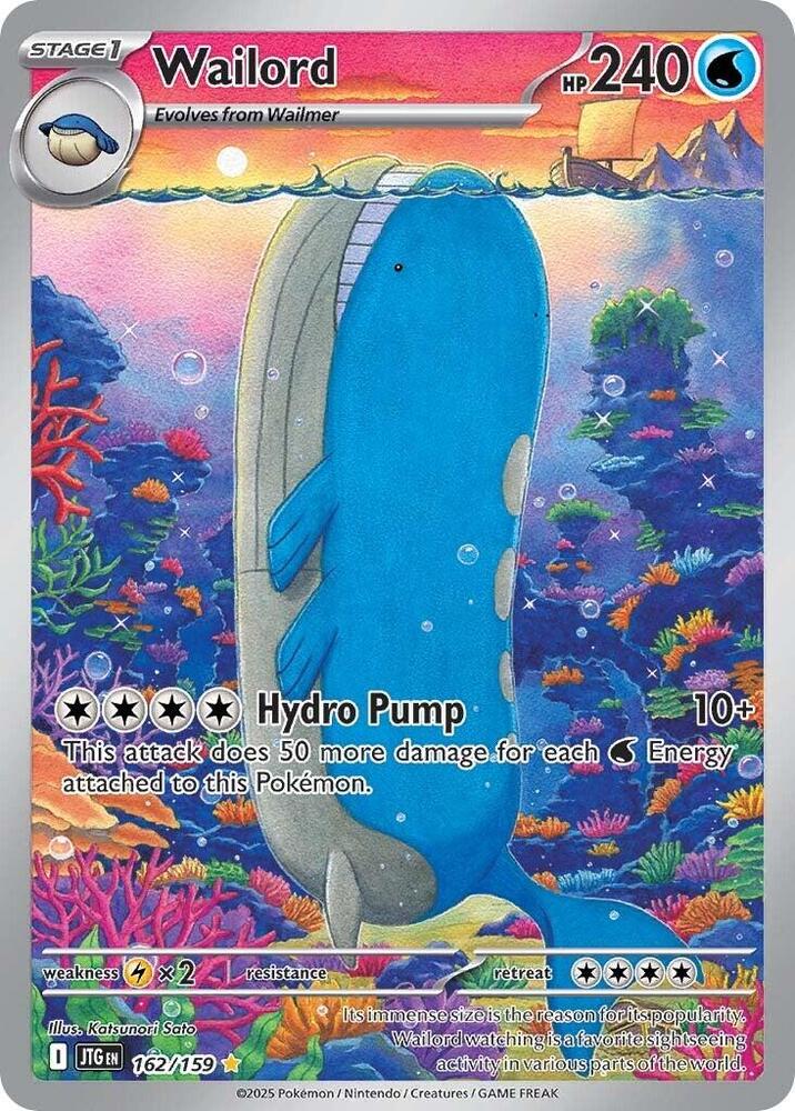 Wailord 162/159 (SV09: Journey Together)  - Holofoil | Good Games North