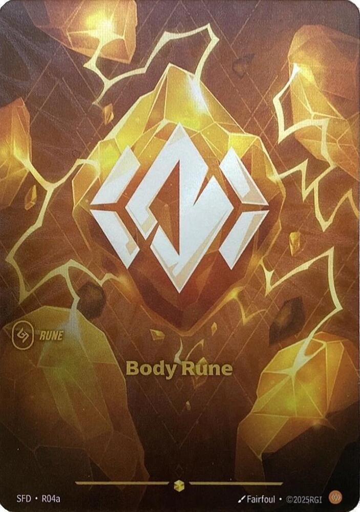 Body Rune Alternate Art (Spiritforged)  - Foil | Good Games North