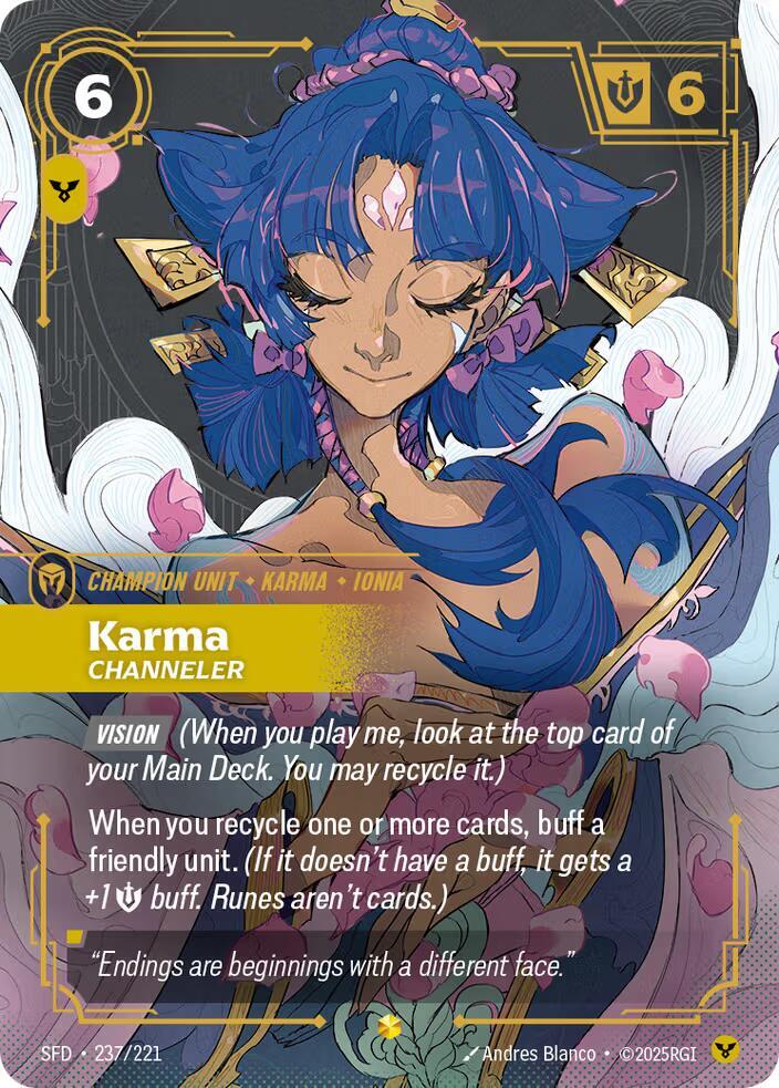 Karma - Channeler 237/221 (Spiritforged)  - Foil | Good Games North