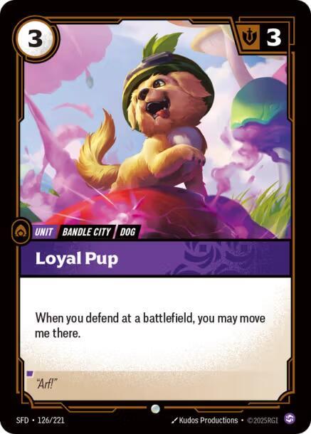 Loyal Pup 126/221 (Spiritforged)  | Good Games North