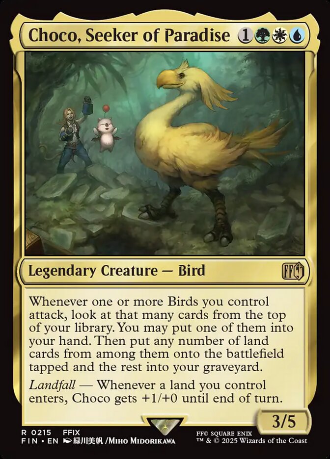 Choco, Seeker of Paradise 215 (FINAL FANTASY)  - Foil | Good Games North