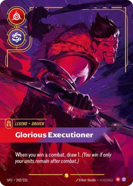 Draven - Glorious Executioner 242/221 (Spiritforged)  - Foil | Good Games North