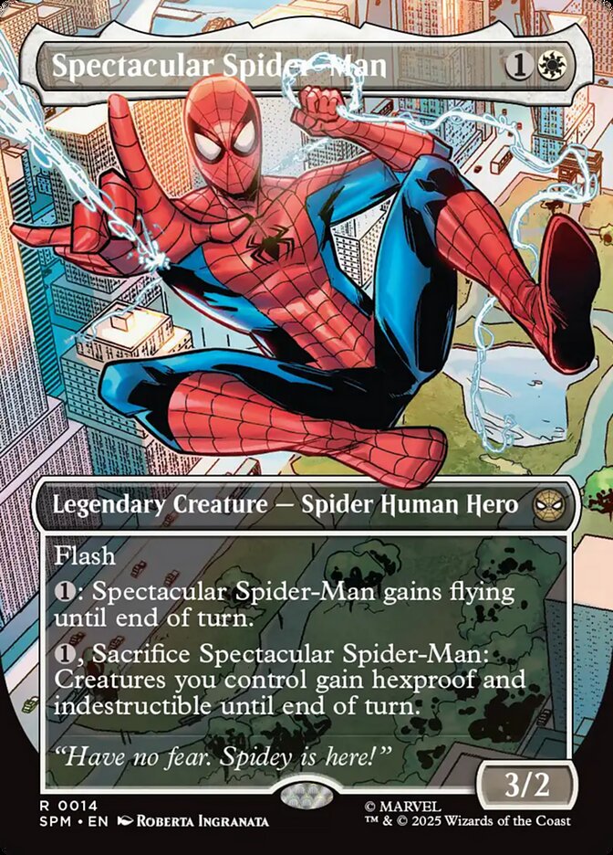 Spectacular Spider-Man 14 (Marvel's Spider-Man)  - Borderless Foil | Good Games North