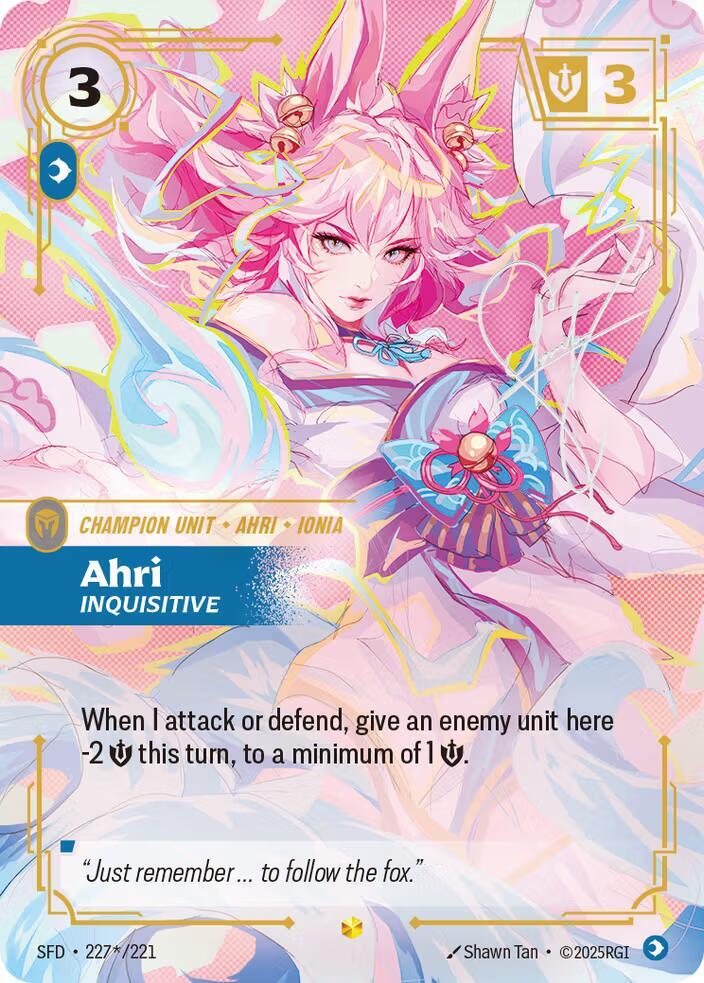 Ahri Inquisitive Signature (Spiritforged)  - Foil | Good Games North