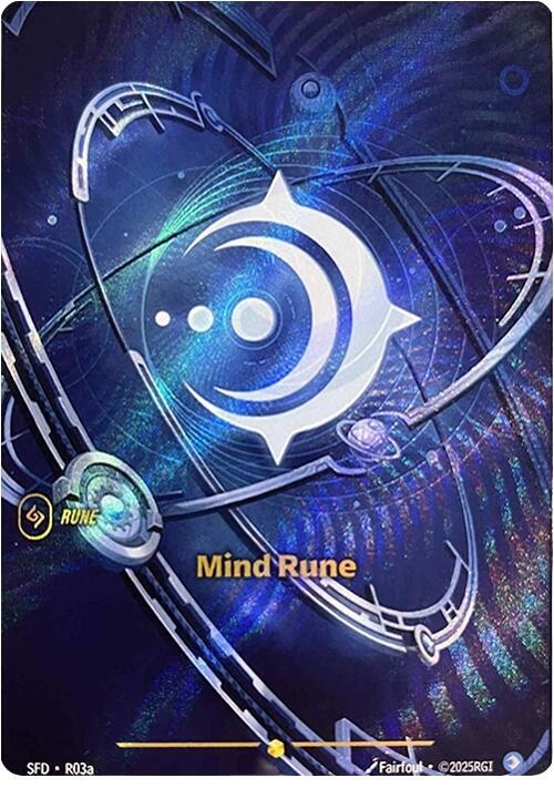 Mind Rune Alternate Art (Spiritforged)  - Foil | Good Games North