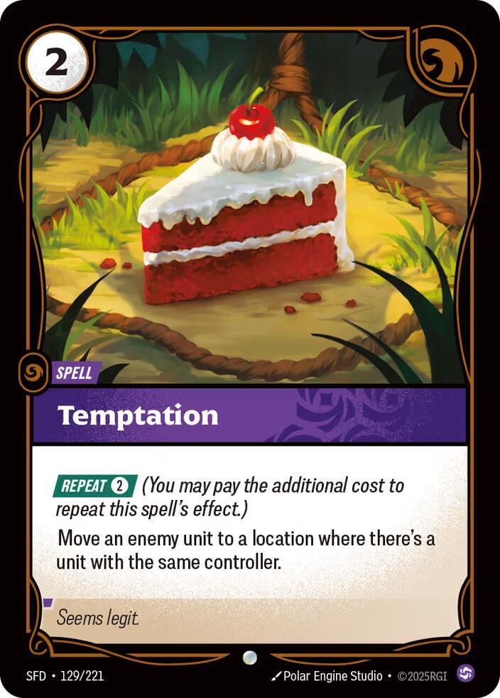 Temptation 129/221 (Spiritforged)  | Good Games North